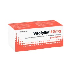 VITOFYLLIN 50MG COMPRIMATE PENTRU CAINI 56TB CUT