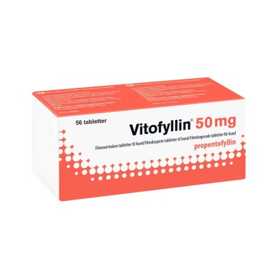 VITOFYLLIN 50MG COMPRIMATE PENTRU CAINI 56TB CUT foto