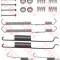 Set accesorii, sabot de frana NISSAN TERRANO II (R20) (1992 - 2007) TRW SFK256