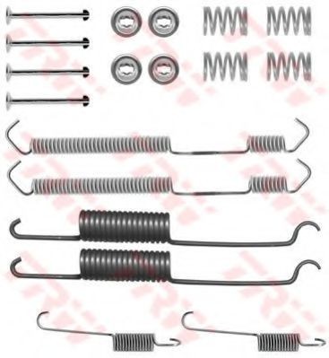 Set accesorii, sabot de frana NISSAN TERRANO II (R20) (1992 - 2007) TRW SFK256