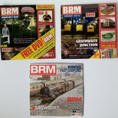 BRM British Raiway Modellin 3 DVD machete feroviare trenulete hobby diorama D8