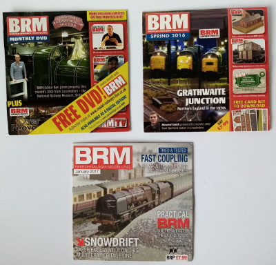 BRM British Raiway Modellin 3 DVD machete feroviare trenulete hobby diorama D8 foto