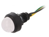 Lampă LED Convex Galben/Verde 230V &Oslash;13mm IP40