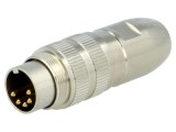 Conector M16 Mufă Tată Lipire 5 Pin 5A 60V Drept