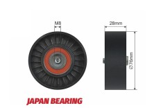 Rola curea transmisie Audi A4, A6, Seat Exeo, Exeo St 1.6, 1.8, 2.0 07.2000-, NTY RNK-AU-009
