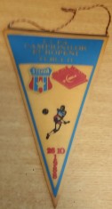 D9 130 - fanion - sport - fotbal - Steaua Bucuresti - Spartak Moscova - CCE - 26 octombrie 1988