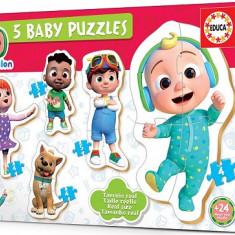Puzzle 5 in 1 4 3 4 5 4 piese Baby Cocomelon