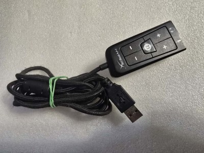 Placa de sunet HyperX Cloud 7.1, USB, Negru Audio, Microfon - poze reale foto