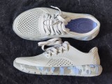PANTOFI SPORT GRI DAMA ADIDASI PERFORATI FIRMA CROCS LITERIDE SALA FITNESS PLAJA