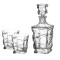 Set 2 Pahare Cristal Bohemia Whisky cu Decantor Zig Zag COD: 4723