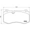 Placute frana Mercedes Cls (C219) 10.04-02.11, Clasa E (W211) 03.02-03.09, Clasa E T-Model (S211) 02.03-07.09, Clasa S (W221) 09.05-12.13, Clasa S Co