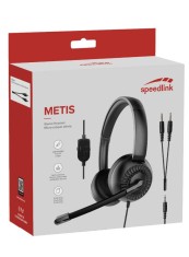 Casti Speedlink Metis Stereo 3,5mm Jack With Y-adapter Black PC