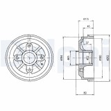 DELPHI BF324 Tambur frana