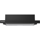 Hota telescopica Heinner HTCH-MD400BK, 60cm, 400 m3/h, 2 viteze, 45 W, 60 cm Negru