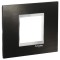 Rama Ornament 2M inox Schneider Eazy Styl negru crom LMR7732038