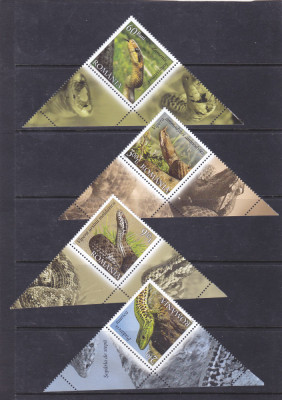 ROMANIA 2011 - REPTILE DIN ROMANIA, MNH - LP 1887 foto