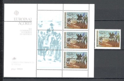 Azore.1982 EUROPA-Evenimente istorice SE.553 foto