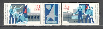 D.D.R.1972 Targul mesterilor de maine Leipzig-streif SD.362 foto