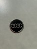 Emblema Capac Roata Audi Negru 60mm Aluminiu