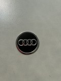 Emblema Capac Roata Audi Negru 60mm Aluminiu