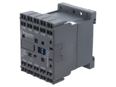 Contactor 4-poli 24V DC 10A foto