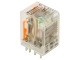 Releu electromagnetic 24VDC, 4PDT