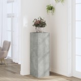 Cumpara ieftin Suport de plante, gri beton, 33x33x100 cm, lemn prelucrat