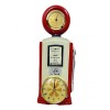 Ceas Retro Termometru Pompă Benzină Vintage USA Time Veranda 32cm Birou Garaj Bar Colecție