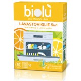 Tablete 5in1 pentru Masina de Spalat Vase cu Mandarine si Lamaie Bio 32buc