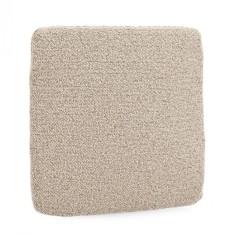 Perna scaun textil bej 38x38x2 cm
