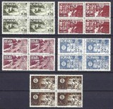 Romania 1945 - Lp 181 - A.G.I.R - bloc de 4 / dantelate &ndash; MNH, Nestampilat