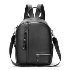 Rucsac dama piele naturala, Eclisse, Negru