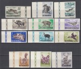 ROMANIA 1956 LP 404 a VANATOAREA SERIE NEDANTELATA MNH, Nestampilat