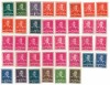 Mihai I, uzuale, 1940-1942 - valori neobliterate, Regi, Nestampilat