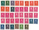 Mihai I, uzuale, 1940-1942 - valori neobliterate