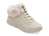 Ghete SKECHERS gri, 310362L, din piele ecologica