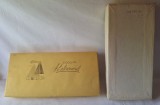 cutie goala, ciocolata POSTAVARUL, intreprinderea CIBO Brasov, produs romanesc, data fabricatiei 10 Martie 1975