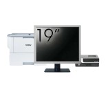 Pachet Calculator Second Hand Terra Mini PC, Intel Core i3-7100 3.90GHz, 8GB DDR4, 256GB SSD + Monitor 19&amp;quot; + Imprimanta Brother HL-L6300DW NewTec