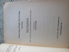 Lao Tseu - Cartea caii si virtutii (Tao Te King)