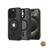 Husa MagSafe pentru Apple iPhone 16 Pro Tech-Protect Magcam Neagra