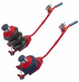 Cumpara ieftin Cric Pneumatic 3.5T SelTech cu 3 Perne Aer + Inaltator, Inaltime Minima 13.5cm, Presiune 6-10 Bar, Certificat CE