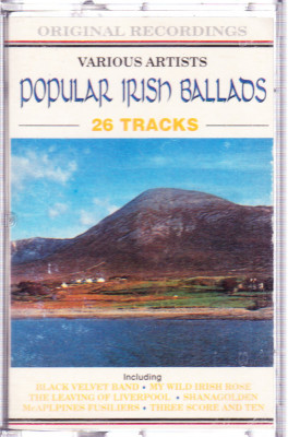 AMS* - CASETA AUDIO POPULAR IRISH BALLADS foto