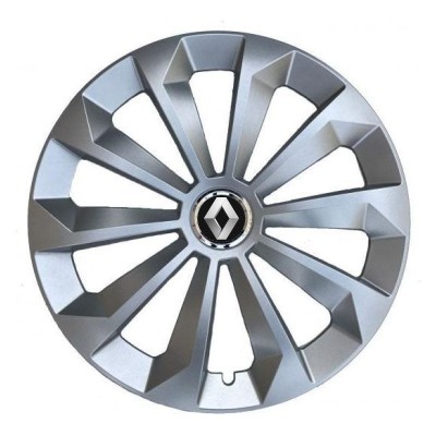 Set 4 Capace Roti 15 inchi (R15) Fame Gri, Compatibile Cu Renault foto
