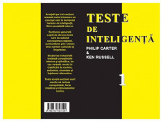 Teste de inteligenta vol 1 - Philip Carter Ken Russel foto