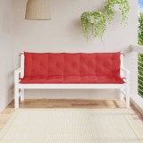 Gossi perne banca de gradina 2buc., rosu, 180x50x7cm, tesatura oxford