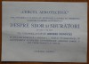 Invitatie la conferinta Cercul Aerotehnic; Despre sbor si sburatori, Col. aviator Andrei Popovici, interbelica