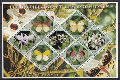 Benin 2006 - FLUTURI - Bloc XL - MNH foto