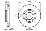 Disc frana FORD TRANSIT caroserie (E) (1994 - 2000) BOSCH 0 986 478 160