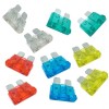 Set 10 Sigurante Auto elSales ELS-SA10, Multicolor, 10A, 15A, 20A, 25A, 30A, 32V, Aliaj Zn, Protectie Auto, Camioane, Tiruri