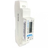 Contor monofazic cu afisaj digital 45A IP51 montaj pe sina, Omu System
